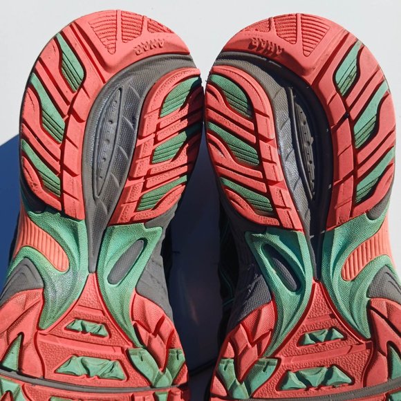 Asics Size 9 Black Orange men's Sneaker Shoes - Picture 11 of 11